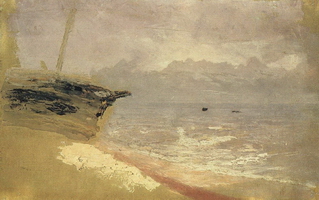 Море. Серый день. Мариуполь (1870 г.)