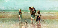 Дети на берегу моря (Й. Израэлс)