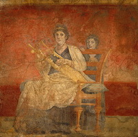 Римская фреска (40—30 г. до н.э).