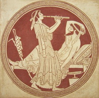 Одиссей и Каллипсо (Е. Киселева, граффито)