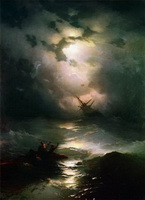 Буря на Северном море (И.К. Айвазовский)