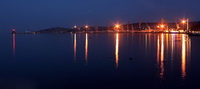 Феодосийский морской порт вечером